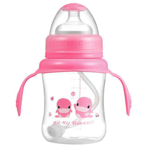 Bán Bình uống nước Kuku 5915 240ml (nhựa PP, có tay cầm)