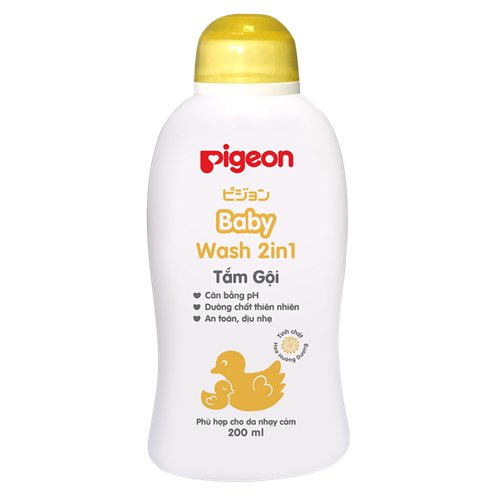 Bán Tắm gội dịu nhẹ Pigeon hoa hướng dương 2in1 (200ml)