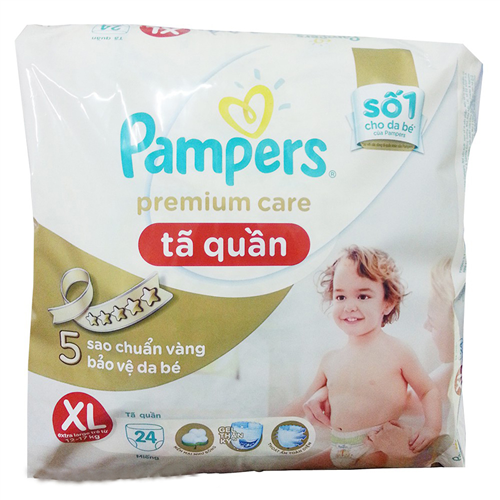 Bán Tã - Bỉm quần Pampers Premium Care XL24 (12-17kg)
