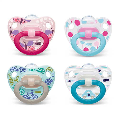 Bán Bộ 2 ty ngậm silicone classic Nuk NU01809 (6-18M)