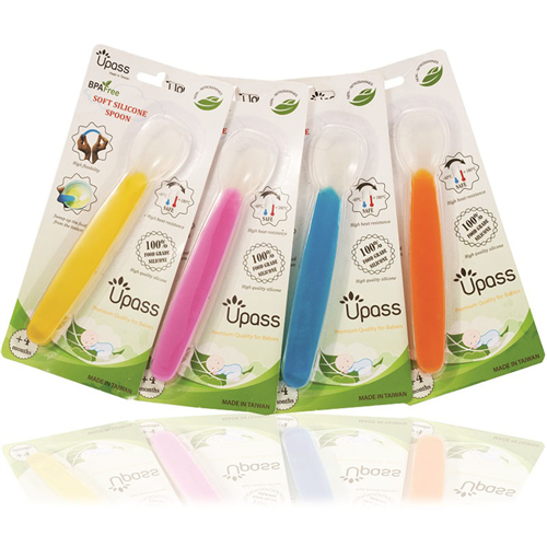 Bán Thìa ăn dặm Silicone siêu mềm không BPA Upass UP3002
