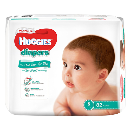 Bán Tã Bỉm dán cao cấp Huggies Platinum S82 (4-8kg)