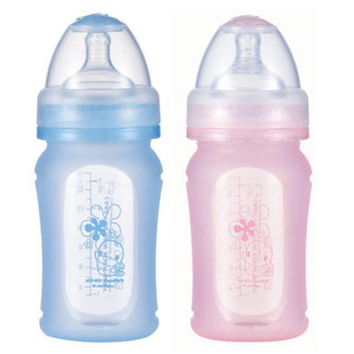 Bán Bình sữa KUKU 5828 160ml (cổ rộng, núm silicone siêu mềm)