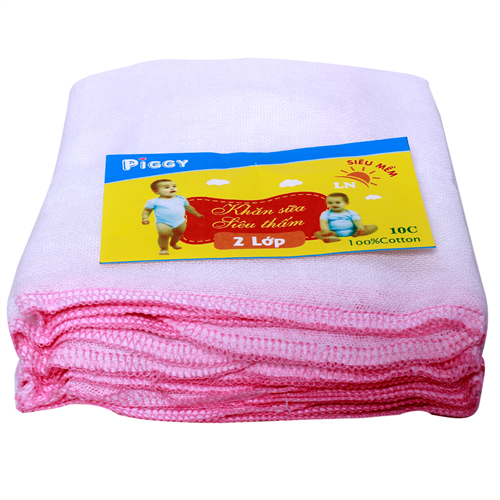 Bán Khăn sữa 2 lớp Piggy (size nhỏ)