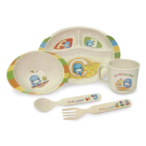 Bán Bộ chén ăn bằng bột tre cho bé KU3030