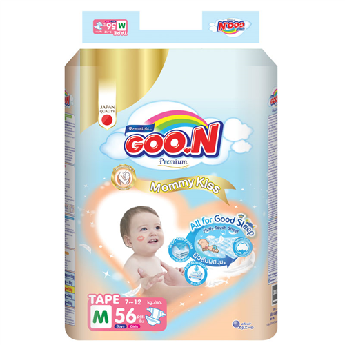 Bán Tã - Bỉm dán GooN Mommy Kiss M56 từ 7-12kg