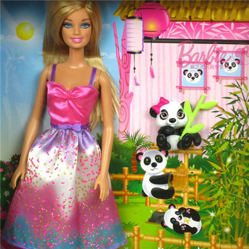 Bán Búp bê Barbie & Panda BCH55