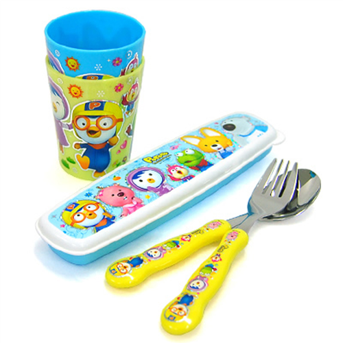 Bán Bộ cốc, thìa, dĩa pororo cho bé