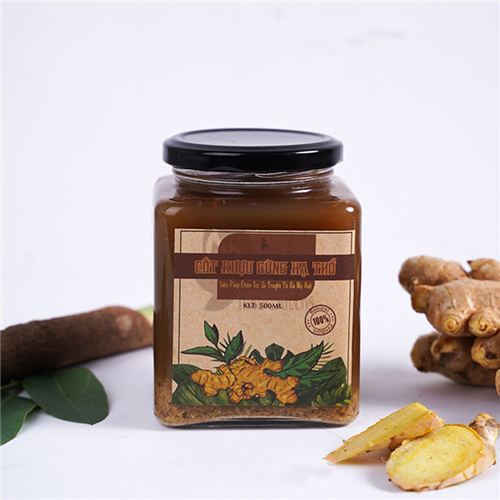 Bán Cốt rượu gừng hạ thổ thuốc Bắc NatuQueens 500ml