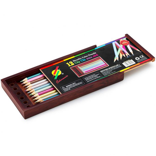 Bán Hộp bút chì màu nhũ Colormate 401204