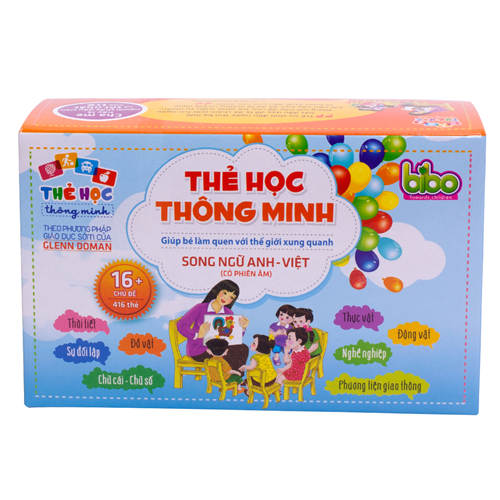 Bán Bộ thẻ học thông minh 16 chủ đề (416 thẻ)