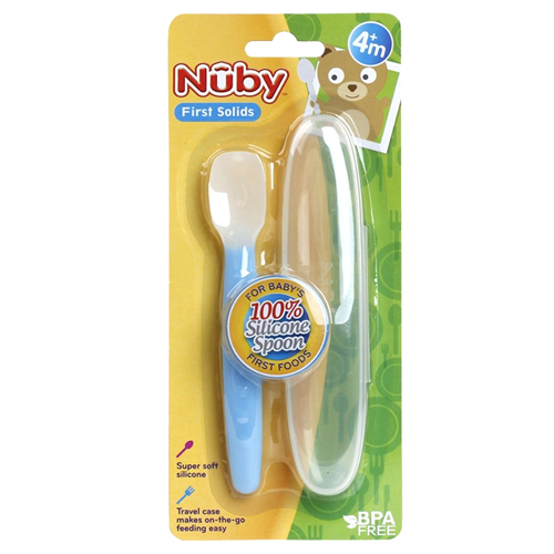 Bán Thìa ăn dặm silicone cao cấp Nuby 5490