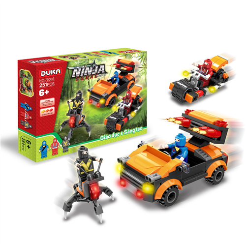 Bán Đồ chơi xếp hình Duka No.70303 - Chiến binh Ninja (6+)
