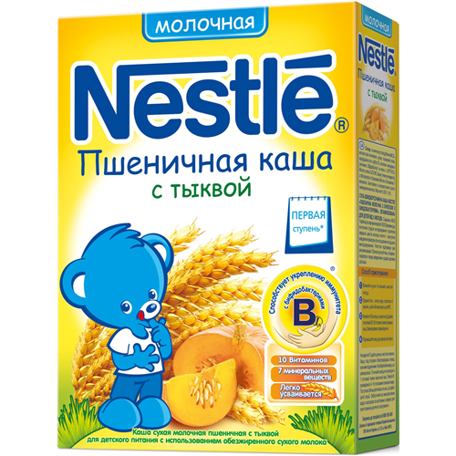 Bán Bột Nestle Nga bí đỏ lúa mì 6m+