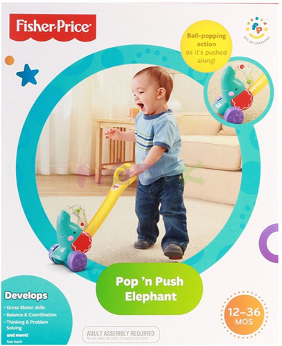 Bán Đồ chơi Fisher Price - Xe đẩy voi con