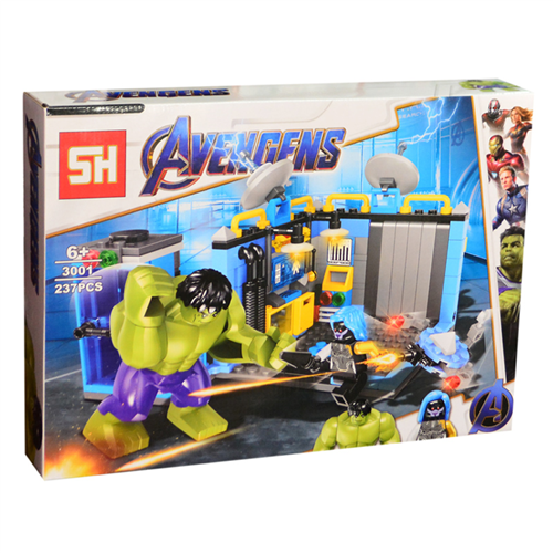 Bán Hộp lắp ráp Avengers Super Green 237pcs 3001