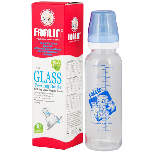 Bán Bình sữa Farlin BF-707G thủy tinh 240ml