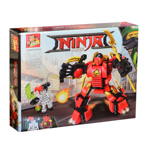 Bán Hộp lắp ráp Ninja movie, người sắt 199pcs SX.3021-2