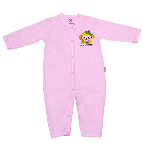 Bán Body dài tay liền quần Lovemom (màu hồng)