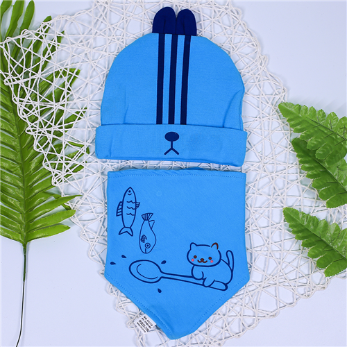 Bán Bộ khăn mũ nhiều hình cho bé QC018 (6-24M)