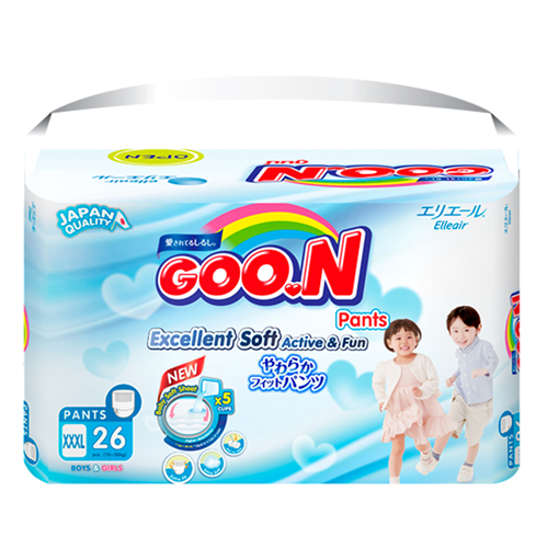 Bán Tã - Bỉm quần GOO.N Slim XXXL26 (cho bé 18-30kg)