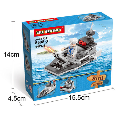 Bán Bộ đồ chơi xếp hình Lele No.8508-3 - Tàu chiến đấu