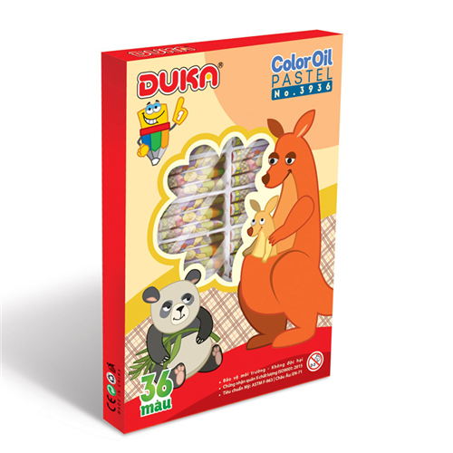 Bán Bút sáp dầu 36 màu Duka No.3936 (hộp giấy)