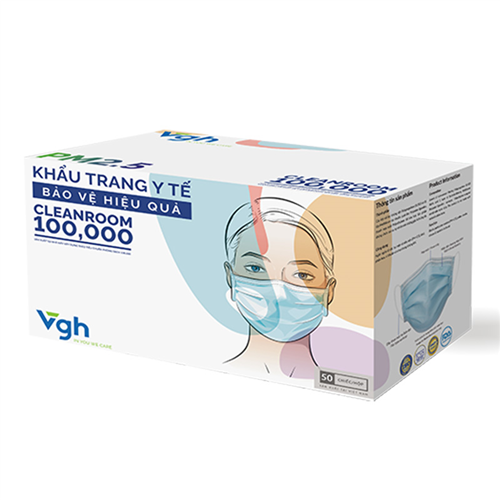 Bán Khẩu trang y tế 3 lớp VG Eco Mask (50c/hộp)