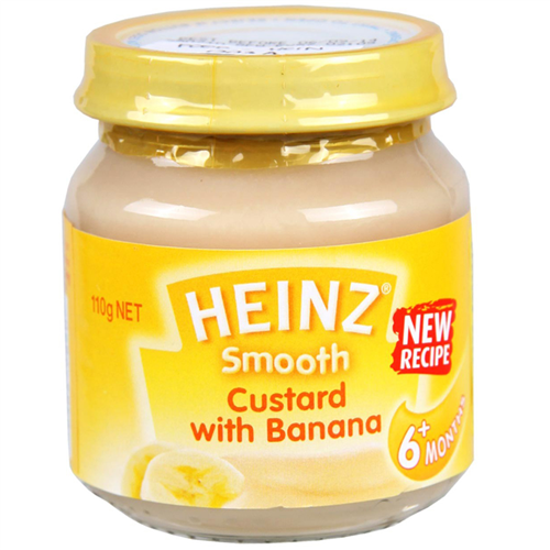 Bán Dinh dưỡng đóng lọ Heinz Custard vị chuối 110g