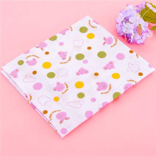 Bán Khăn tắm sơ sinh 2 lớp in hoa Nanis 70*80cm