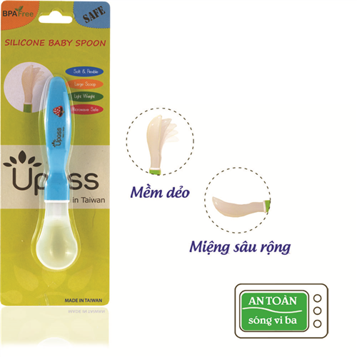 Bán Thìa ăn dặm Silicon siêu mềm UPASS nhiều màu