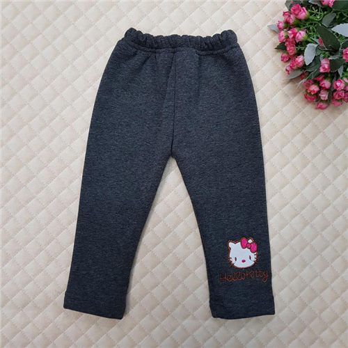Bán Quần nỉ lót lông in hình Kitty C1283 (1-7T)