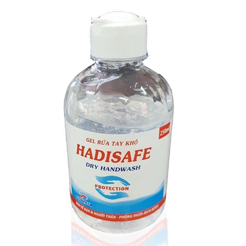 Bán Gel rửa tay khô Hadisafe 250ml