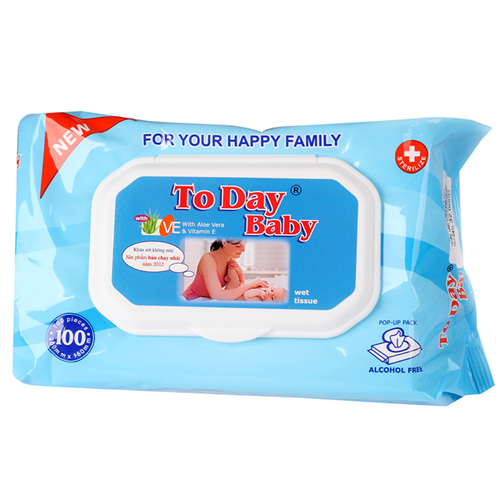 Bán Giấy ướt Today Baby 100 tờ (không mùi)