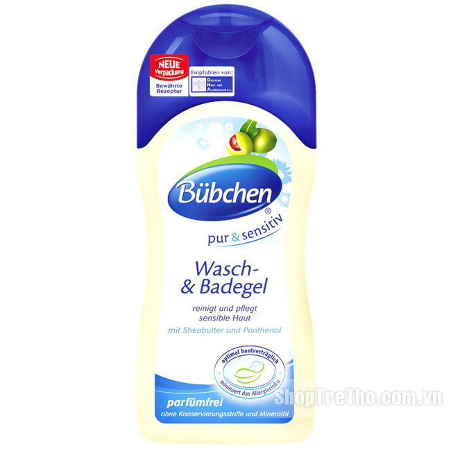 Sữa tắm gội sơ sinh Bubchen Pur & Sensitiv