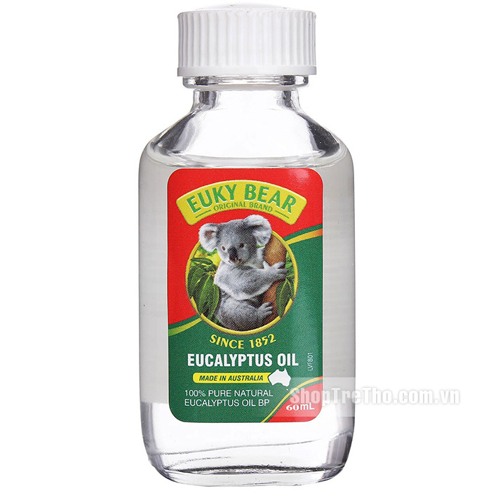 Dầu khuynh diệp Úc  Euky Bear 60ml 