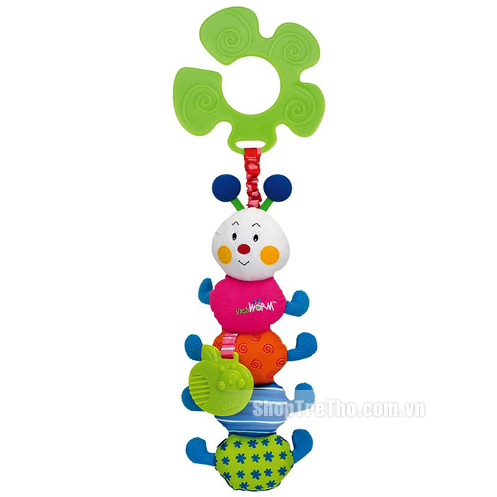 Treo xe đẩy hình chú sâu Inchworm K's kids KA10406-PG1