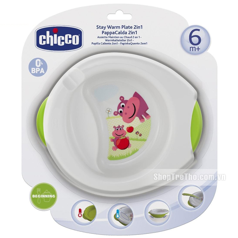 Đĩa giữ nhiệt Chicco 6M+