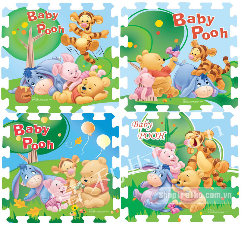 Thảm Disney trải sàn cho bé (4 miếng)