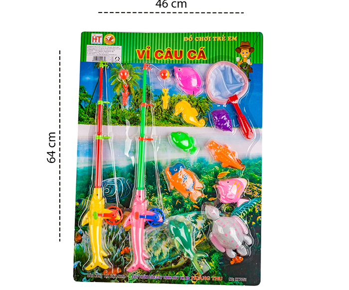 Đồ chơi câu cá 2 cần HT7651