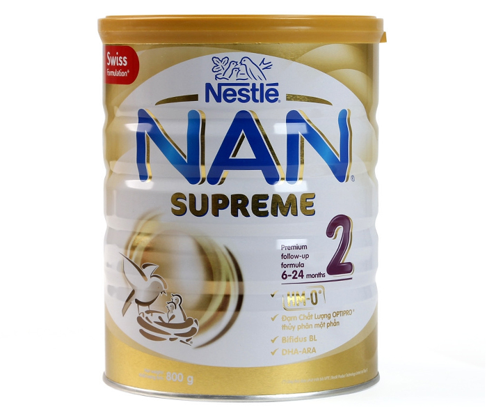 Sữa Nan Supreme số 2 800g (6-24 tháng)