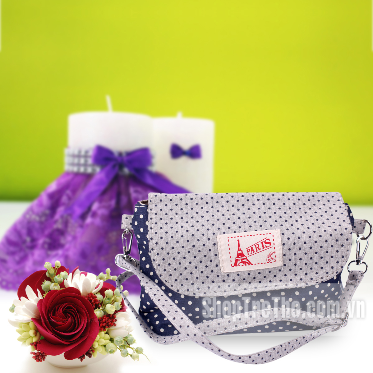 túi đeo chéo handmade loại nhỏ T17