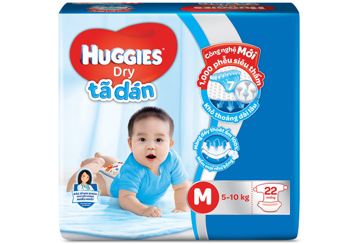 Tã - bỉm dán Huggies M22
