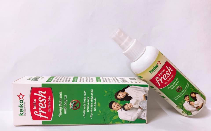 Xịt tinh dầu chống muỗi Keiko Fresh (75ml)