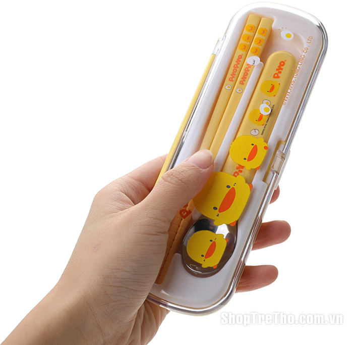 Bộ thìa và đũa tập ăn cho bé Piyo Piyo 630120