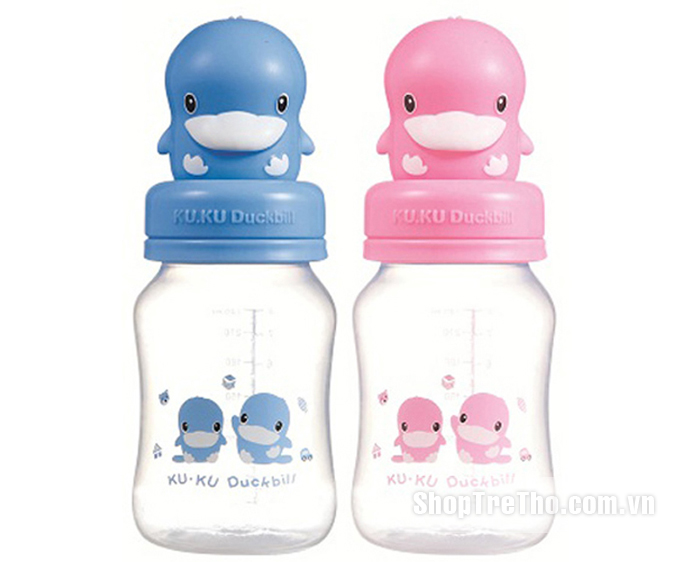 Bình sữa cổ rộng Kuku 5916 nhựa PP (240ml)