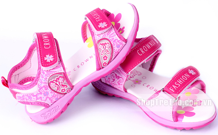 Dép sandal cao cấp Crown cho bé gái