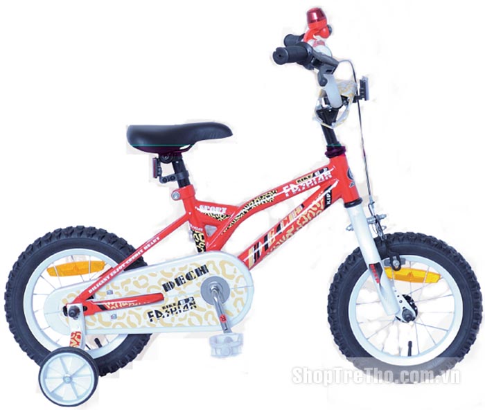 Xe đạp trẻ em TOTEM DECH 1324 trắng đỏ