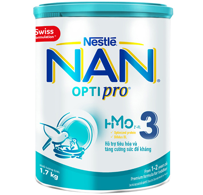 Sữa NAN HMO Optipro số 3 - 1,7kg (12-24M)