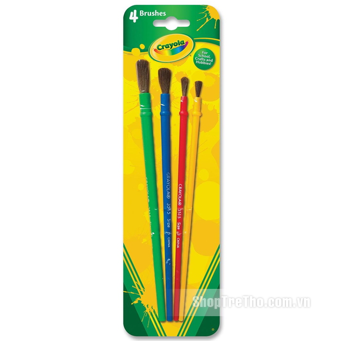 Bộ 4 cây cọ Crayola